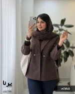 پالتو کتی پرنا جنس فوتر ترک گرم بالا کد 1608 - تصویر 4