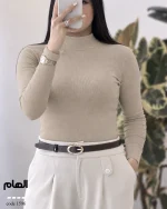 بادی زنانه مدل الهام فینگردار پنبه کبریتی کد 1596 - تصویر 3