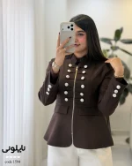 کت مدل ناپلونی زنانه مازراتی کجراه کد 1594 - تصویر 11