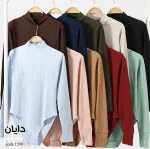 بادی زنانه یقه ایستاده مدل دایان کد 1580 - تصویر 15