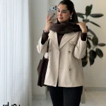 بارانی مدل پوران جنس سانتانا گرم بالا کد 1597