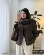پالتو فوتر یقه آرشال جنس فوتر دوتن کد 1599 - تصویر 5