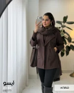 بارانی مدل  روجا جنس سانتانا کد 1573