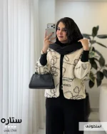پالتو زنانه مدل ستاره جنس پوست سموری سوزن‌دوزی کد 1568 - تصویر 9