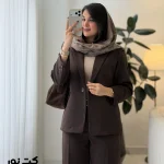 کت زنانه مازراتی مدل نور مازراتی نخ توییست کد ۱۵۸۴
