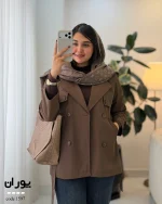 بارانی مدل پوران جنس سانتانا گرم بالا کد 1597 - تصویر 9