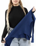 بادی زنانه یقه ایستاده مدل دایان کد 1580 - تصویر 12