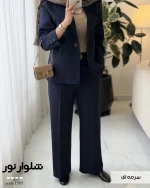 شلوار مازراتی مدل نور  کد 1585 - تصویر 3