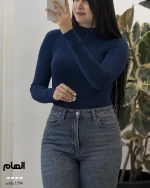 بادی زنانه مدل الهام فینگردار پنبه کبریتی کد 1596 - تصویر 5