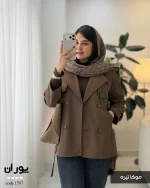 بارانی مدل پوران جنس سانتانا گرم بالا کد 1597 - تصویر 8