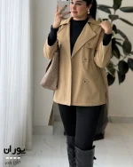 بارانی مدل پوران جنس سانتانا گرم بالا کد 1597 - تصویر 5