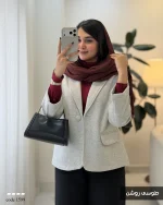 پالتو فوتر یقه آرشال جنس فوتر دوتن کد 1599 - تصویر 11