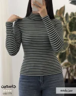 بلوز یقه ایستاده زنانه مدل جاسمین کد 1579 - تصویر 9